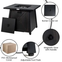 Tangkula 7PCS Rattan Patio Sectional Furniture Set W/ 30" Fire Pit Table & Cushion -Tangkula Shop GUEST 2a97e749 31d3 4811 ac0c 64db5571bca5