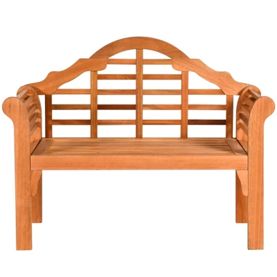 Tangkula Outdoor Wooden Folding Bench Two Person Loveseat Chair Garden Bench 8 Tangkula Outdoor Wooden Folding Bench Two Person Loveseat Chair Garden Bench - Image 8