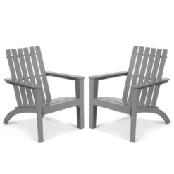 Tangkula Set of 2 Wooden Adirondack Chairs: Ergonomic Acacia Wood Outdoor Lounge 19 Tangkula Set of 2 Wooden Adirondack Chairs: Ergonomic Acacia Wood Outdoor Lounge -Tangkula Shop GUEST 2c1e2465 436e 496b a004 c5ea12edbf30