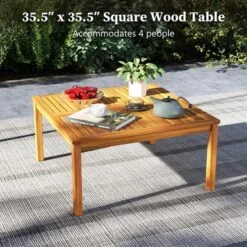 Tangkula Outdoor Coffee Table W/ Slatted Tabletop Small Outside Table Square Patio Table 12 Tangkula Outdoor Coffee Table W/ Slatted Tabletop Small Outside Table Square Patio Table -Tangkula Shop GUEST 2c2efc89 e64a 4d8a ab28 db1315f9de5d