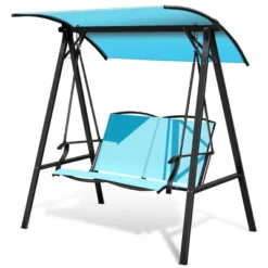 Tangkula Outdoor Patio Swing Loveseat Hammock Hanging Chair Turquoise -Tangkula Shop GUEST 2e2e958a 80ba 4d05 9e4c 1bcc80693bef
