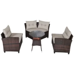 Tangkula 4PCS Outdoor Patio Conversation Set Wicker Rattan Sectional Sofa W/Cushions 17 Tangkula 4PCS Outdoor Patio Conversation Set Wicker Rattan Sectional Sofa W/Cushions -Tangkula Shop GUEST 2ea5c56a 0a31 4ae3 80c3 2204e438de28