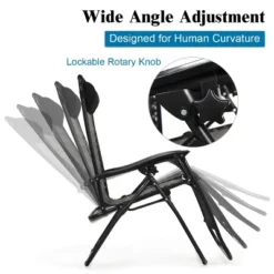 Tangkula Brown Folding Recliner Patio Rattan Zero Gravity Lounge Chair With Headrest -Tangkula Shop GUEST 2f1ce0a7 286a 4df3 855c 581309eda4eb