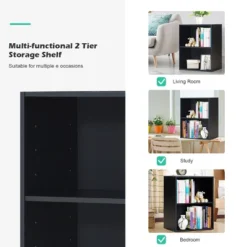 Tangkula 2-Tier Storage Night Stand Open Display Shelf MDF End Table 15 Tangkula 2-Tier Storage Night Stand Open Display Shelf MDF End Table -Tangkula Shop GUEST 2fca4955 6271 4fa5 ac3e db0f2da07cc5