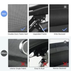 Tangkula Oversized Zero Gravity Lounge Chair Folding Recliner W/ Cup Holder & Pillow, Black 13 Tangkula Oversized Zero Gravity Lounge Chair Folding Recliner W/ Cup Holder & Pillow, Black -Tangkula Shop GUEST 3180d9a1 6e02 41a9 aa36 dd9b75c40831