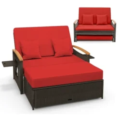 Tangkula Patio Rattan Daybed Set W/ Cushioned Loveseat & Storage Ottoman 19 Tangkula Patio Rattan Daybed Set W/ Cushioned Loveseat & Storage Ottoman -Tangkula Shop GUEST 329f2465 f03a 4841 8d27 d79c12153462