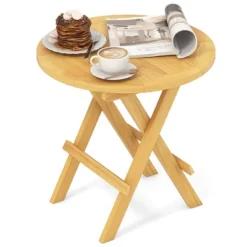 Tangkula Teak Wood Folding Patio Side Table - Portable Outdoor End Table 14 Tangkula Teak Wood Folding Patio Side Table - Portable Outdoor End Table -Tangkula Shop GUEST 32e05aaa a212 42f1 a781 0af6643567c0