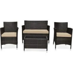 Tangkula 4-Piece Patio Rattan Wicker Conversation Furniture Set 18 Tangkula 4-Piece Patio Rattan Wicker Conversation Furniture Set -Tangkula Shop GUEST 3309db2e cd3a 4e44 a2b6 c141532045cc