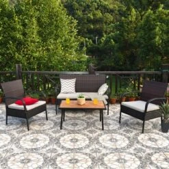 Tangkula 4PCS Cushioned Rattan Patio Conversation Set Outdoor Furniture Set 13 Tangkula 4PCS Cushioned Rattan Patio Conversation Set Outdoor Furniture Set -Tangkula Shop GUEST 347e75da 9da5 46a6 99d4 d1730bc36f40