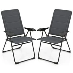 Tangkula 2PCS Patio Folding Chairs Back Adjustable Reclining Padded Garden Furniture 17 Tangkula 2PCS Patio Folding Chairs Back Adjustable Reclining Padded Garden Furniture -Tangkula Shop GUEST 376c6a30 eb6e 42f3 ac07 8feb88748d19