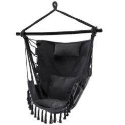 Tangkula Hammock Chair with Soft Pillow Cushions and Hanging Rope Swing 21 Tangkula Hammock Chair with Soft Pillow Cushions and Hanging Rope Swing -Tangkula Shop GUEST 380505c8 5f82 4bd9 890d 652165fbf9e4