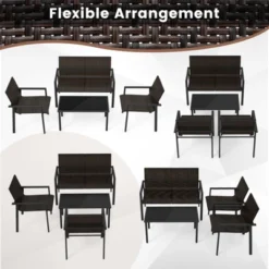 Tangkula 4-Piece Outdoor Patio Furniture Set with Heavy-Duty Wicker Chairs and Coffee Table 14 Tangkula 4-Piece Outdoor Patio Furniture Set with Heavy-Duty Wicker Chairs and Coffee Table -Tangkula Shop GUEST 38182a92 1a4a 45df b8c5 5ae5beb7f4cb