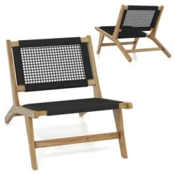Tangkula 2-Piece Mid Century Modern Teak Wood Patio Chairs with Handwoven Cordage 19 Tangkula 2-Piece Mid Century Modern Teak Wood Patio Chairs with Handwoven Cordage -Tangkula Shop GUEST 396ed796 3a25 4785 a6f6 16830f6fecee