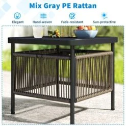 Tangkula 2 PCS Outdoor PE Rattan Side Table W/ 1.57" Umbrella Hole Square Patio End Table 15 Tangkula 2 PCS Outdoor PE Rattan Side Table W/ 1.57" Umbrella Hole Square Patio End Table -Tangkula Shop GUEST 39e948eb 26bf 4a2d 88bd 72290c05d89e