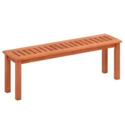 Tangkula Solid Wood Outdoor Bench - Backless Slatted Dining Seat -Tangkula Shop GUEST 3bec8f2b eb0b 4fed 9897 2d7cc1362d09