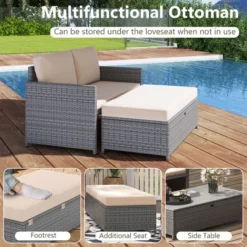 Tangkula Outdoor Rattan Daybed with 31 Gallon Storage Ottoman -Tangkula Shop GUEST 3f86230d a9e6 4334 9e64 0755f349e975