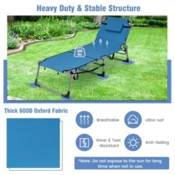 Tangkula Folding Chaise Lounge Chair Sunbathing Recliner W/ Face Hole & Removable Pillow -Tangkula Shop GUEST 414c8b18 7b9c 40a8 bc4a 6eac6eca3c92