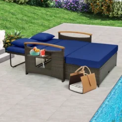 Tangkula 3-in-1 Outdoor Wicker Daybed & Loveseat Set with Storage Ottoman -Tangkula Shop GUEST 42ea3338 04c9 4388 9e24 b0d1a0720f17