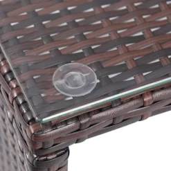 Tangkula 3PC Outdoor Furniture Set Rattan Wicker Sofa Table Deck Garden Patio -Tangkula Shop GUEST 451423e6 dbef 498c 8002 b16c6a871a3c