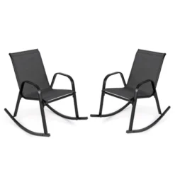 Tangkula 2 PCS Patio Rocking Chair Outdoor Ergonomic Rockers W/ Breathable Fabric Seat 12 Tangkula 2 PCS Patio Rocking Chair Outdoor Ergonomic Rockers W/ Breathable Fabric Seat -Tangkula Shop GUEST 47f8f8d2 0889 4638 85f4 c3a57e346f5b