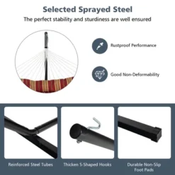 Tangkula 2-Person Heavy-Duty Hammock Stand with Storage Bag - 450 lbs Capacity -Tangkula Shop GUEST 487e2936 3079 49a4 a8de 481e60838c99