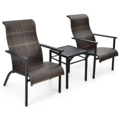 Tangkula 3PCS Rattan Bistro Chair Set Patio Furniture Set W/Table 17 Tangkula 3PCS Rattan Bistro Chair Set Patio Furniture Set W/Table -Tangkula Shop GUEST 4a0a1ff6 8acc 4453 9108 e435b9f1b3cd