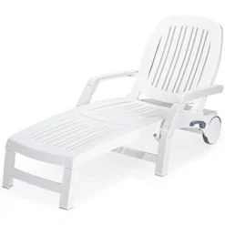Tangkula 2 PCS Patio Lounge Chair Chaise Recliner Adjustable Backrest All Weather For Outdoor&Indoor Wheels White 10 Tangkula 2 PCS Patio Lounge Chair Chaise Recliner Adjustable Backrest All Weather For Outdoor&Indoor Wheels White -Tangkula Shop GUEST 4a302f20 3039 466f 9a14 0252d5702f1b