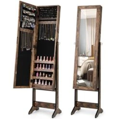 Tangkula Jewelry Mirrored Cabinet Armoire Organizer Storage Box W/ Stand Christmas Gift 18 Tangkula Jewelry Mirrored Cabinet Armoire Organizer Storage Box W/ Stand Christmas Gift -Tangkula Shop GUEST 4a80fcac d7ed 4d67 964d e73ac83e3a2e