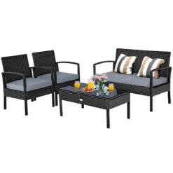 Tangkula 8PCS Rattan Wicker Outdoor Patio Cushioned Sofa Coffee Table Furniture Set -Tangkula Shop GUEST 4a81c53a ee41 4f78 9d3c bc687ee7cc90