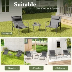 Tangkula 3 Piece Patio Set Outdoor Table And Chairs Bistro Set Small Front Porch Balcony Furniture 18 Tangkula 3 Piece Patio Set Outdoor Table And Chairs Bistro Set Small Front Porch Balcony Furniture -Tangkula Shop GUEST 4c737563 28a6 48a7 afa2 38542eefb645
