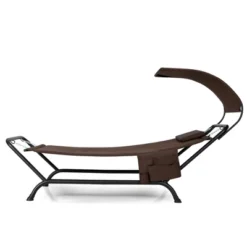 Tangkula Chaise Lounge Bed W/ Detachable Sunshade Canopy Hammock W/ Rustproof Metal Stand -Tangkula Shop GUEST 4c7aff41 e695 499b 8394 1aeefc6d0303