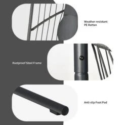 Tangkula Modern Rattan Hanging Egg Swing Chair W/Stand Foldable Cushioned Hammock Gray/Beige -Tangkula Shop GUEST 4cce83eb 3249 4e7e 9c76 54ecd38dc76b