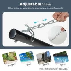 Tangkula 2-Person Heavy-Duty Hammock Stand with Storage Bag - 450 lbs Capacity -Tangkula Shop GUEST 4e1f6780 9be6 4fb7 84b4 8a80d9e77414