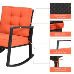 Tangkula Outdoor Wicker Rocking Chair Glider Rattan Rocker Recliner 11 Tangkula Outdoor Wicker Rocking Chair Glider Rattan Rocker Recliner -Tangkula Shop GUEST 4e8a8b51 b4e9 4149 af54 04358ebe4f5d