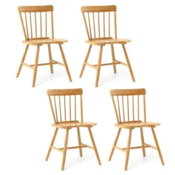 Tangkula Dining Chairs Set Of 4 Farmhouse Kitchen Chair W/ Rubber Wood Frame Wide Seat 21 Tangkula Dining Chairs Set Of 4 Farmhouse Kitchen Chair W/ Rubber Wood Frame Wide Seat -Tangkula Shop GUEST 4f709fbc bd29 4fad 8b71 08f12996e9d3