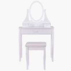 Tangkula Mirrored Dressing Table Wooden Vanity Makeup Unit W/ Cushioned Stool 19 Tangkula Mirrored Dressing Table Wooden Vanity Makeup Unit W/ Cushioned Stool -Tangkula Shop GUEST 4f82e7bd 20f6 495d a3f9 abc525e712c8
