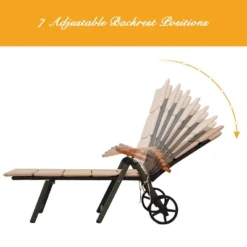 Tangkula Outdoor Rattan Wicker Lounge Chair - Folding Patio Chaise with Wheels 13 Tangkula Outdoor Rattan Wicker Lounge Chair - Folding Patio Chaise with Wheels -Tangkula Shop GUEST 4fbfe117 eae6 4f78 a808 6379d42e4949 1