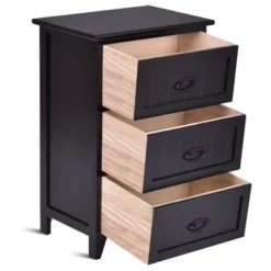 Tangkula 3 Drawers Nightstand End Table Storage Wood Side Bedside Black 14 Tangkula 3 Drawers Nightstand End Table Storage Wood Side Bedside Black -Tangkula Shop GUEST 50068900 c069 4f06 913c 07d69eeaaf7b
