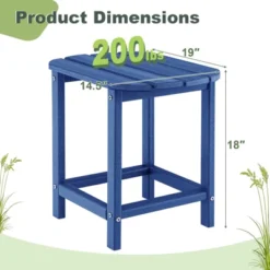 Tangkula 2-Piece Weather-Resistant Adirondack Side Tables - Durable HDPE Navy 11 Tangkula 2-Piece Weather-Resistant Adirondack Side Tables - Durable HDPE Navy -Tangkula Shop GUEST 50bb793c 7fee 41fd b47d b50a5376d5bd