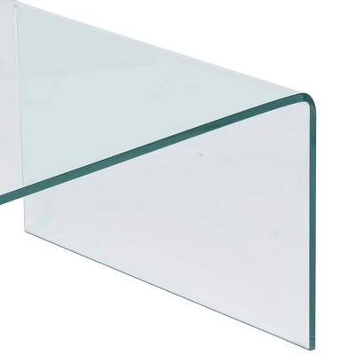 Tangkula Tempered Glass Coffee Table Accent Cocktail Side Table Living Room Furniture 6 Tangkula Tempered Glass Coffee Table Accent Cocktail Side Table Living Room Furniture - Image 6