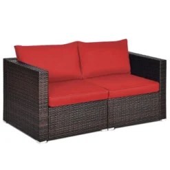 Tangkula 2-Piece Patio Wicker Corner Sofa Set with Removable Cushions 20 Tangkula 2-Piece Patio Wicker Corner Sofa Set with Removable Cushions -Tangkula Shop GUEST 534e9a76 8129 4e99 b3ae 4a19dae9f053