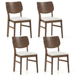 Tangkula Dining Chairs Set Of 4 W/ Rubber Wood Frame Padded Seat Curved Back Living Room 21 Tangkula Dining Chairs Set Of 4 W/ Rubber Wood Frame Padded Seat Curved Back Living Room -Tangkula Shop GUEST 54241b6c 9acb 40d3 8c4b ecb68b5be8fd