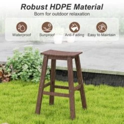 Tangkula 3PCS Outdoor HDPE Bar Table & Chair Set For 2 W/ Footrests For Garden Yard Pool 15 Tangkula 3PCS Outdoor HDPE Bar Table & Chair Set For 2 W/ Footrests For Garden Yard Pool -Tangkula Shop GUEST 59c609fb 9a6a 407a aca5 ab9be5233b3a