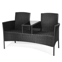 Tangkula Outdoor Rattan Wicker Patio Conversation Chair with Built-in Table -Tangkula Shop GUEST 5a25792f 2a6e 4e96 8190 ec602df05209 1