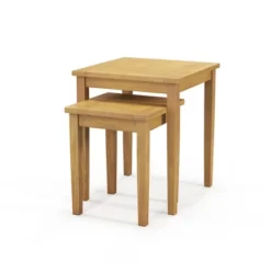 Tangkula 2-Piece Teak Wood Nesting Tables - Space-Saving Outdoor Side Tables 17 Tangkula 2-Piece Teak Wood Nesting Tables - Space-Saving Outdoor Side Tables -Tangkula Shop GUEST 5a58b952 e9b1 442e beb9 d3fafb4ba834