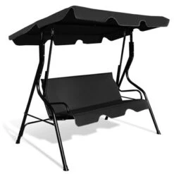 Tangkula 3-Seats Outdoor Glider Hammock With Adjustable Waterproof Canopy Aluminum Frame Patio Swing Chair 22 Tangkula 3-Seats Outdoor Glider Hammock With Adjustable Waterproof Canopy Aluminum Frame Patio Swing Chair -Tangkula Shop GUEST 5aace9a4 4ce0 4ce2 8e68 042b28bb9a33