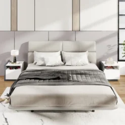 Tangkula Modern Minimalist Nightstand W/ Drawer Asymmetrical Bed Side Table End Table -Tangkula Shop GUEST 5b86b439 82f0 4985 85c3 171101901cec