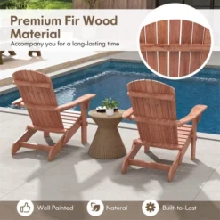 Tangkula Folding Adirondack Chair Set of 2 - Durable Fir Wood Outdoor Lounge 12 Tangkula Folding Adirondack Chair Set of 2 - Durable Fir Wood Outdoor Lounge -Tangkula Shop GUEST 5eafe03d 4b73 4a46 bccb 99642ba01f6b