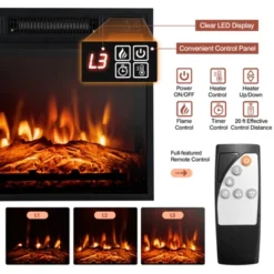 Tangkula 48" TV Stand Console Cabinet W/ Fireplace Entertainment Center For Living Room -Tangkula Shop GUEST 5fcee57a 2c67 48b6 b9b8 99268ac73ab5