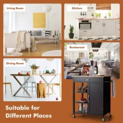 Tangkula Mobile Kitchen Island Cart Serving Utility Trolley Drawer Shelf Towel Rack 16 Tangkula Mobile Kitchen Island Cart Serving Utility Trolley Drawer Shelf Towel Rack -Tangkula Shop GUEST 5ff489c1 c449 4ec5 ad61 3f43dc795678